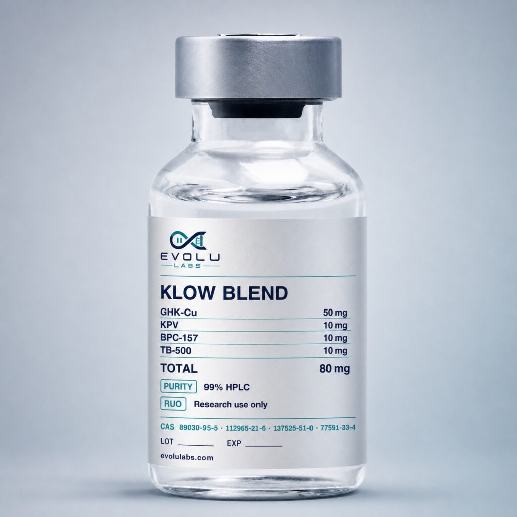 KLOW Blend: BPC-157/TB-500/GHK-Cu/KPV (80mg)